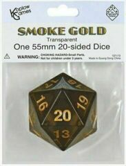D20 55mm Countdown Transparent Smoke Gold